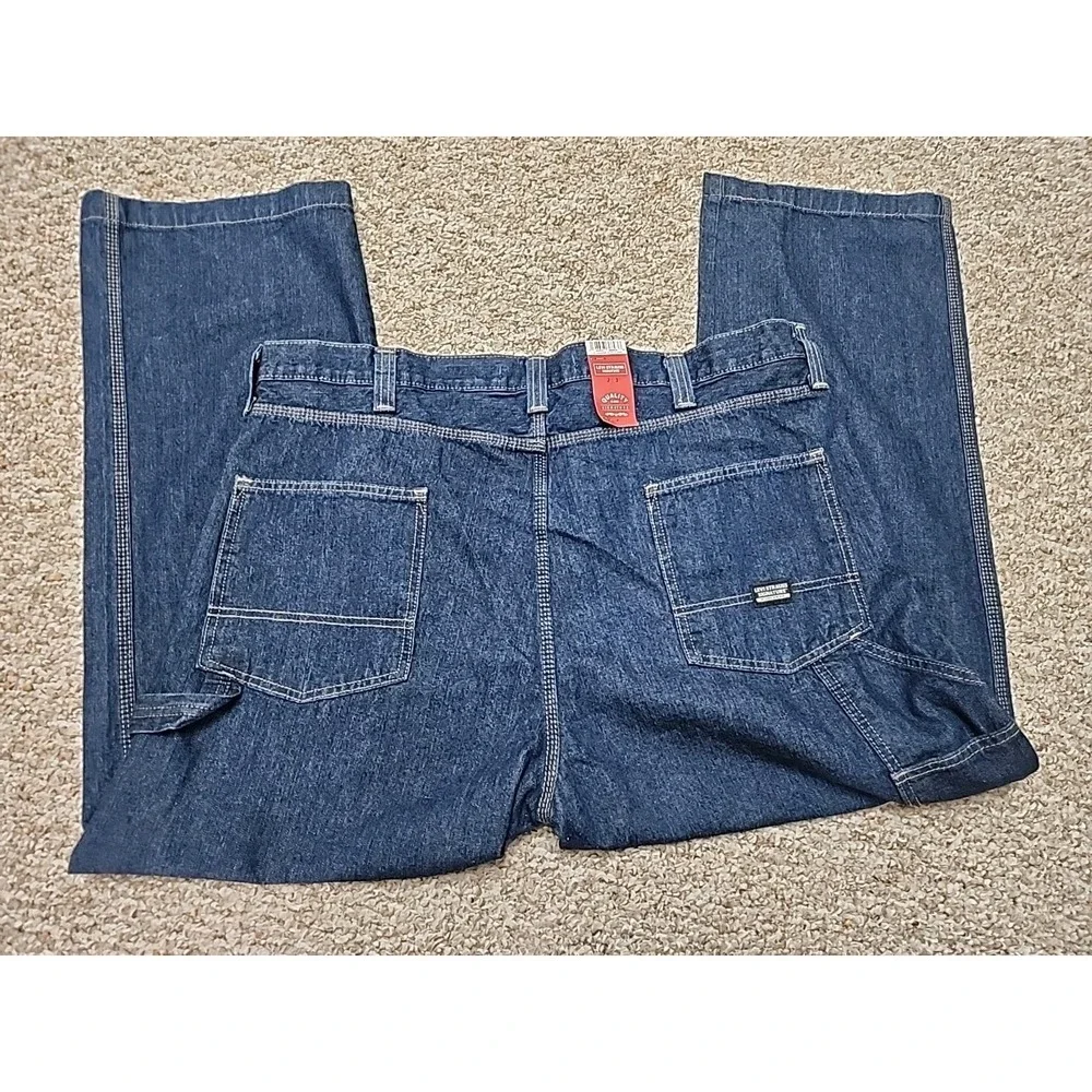 Levi‎ Strauss Signature 42x30 Men's 100% Cotton Carpenter Jeans NWT 44x31 Actual